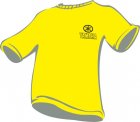 Shirt mit altem YAMAHA Logo Aufdruck